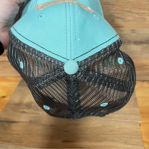 Alaska starfish co trucker hat bleach splattered blue - Picture 5 of 6